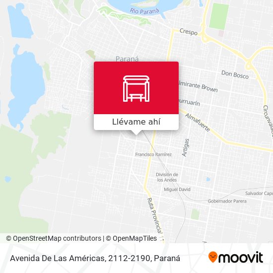 Mapa de Avenida De Las Américas, 2112-2190