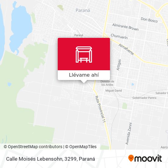 Mapa de Calle Moisés Lebensohn, 3299