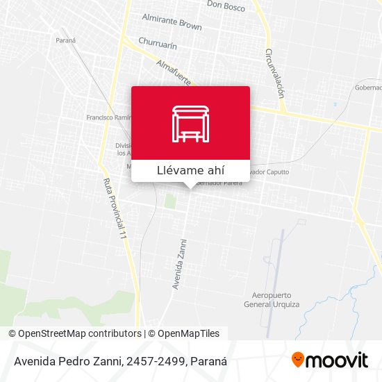 Mapa de Avenida Pedro Zanni, 2457-2499