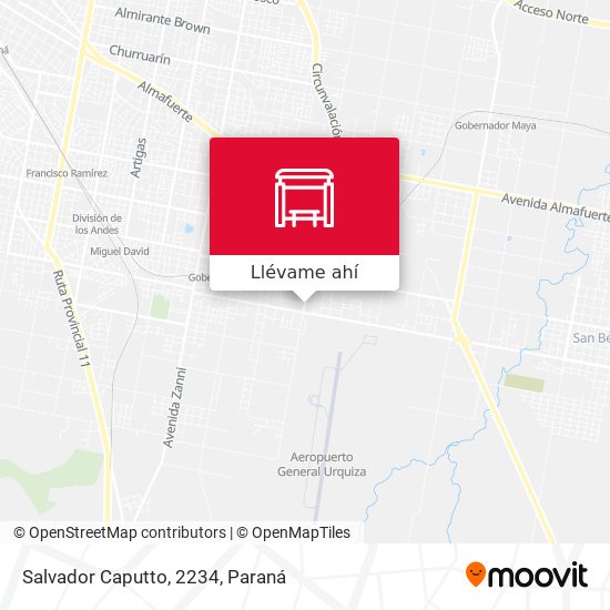 Mapa de Salvador Caputto, 2234