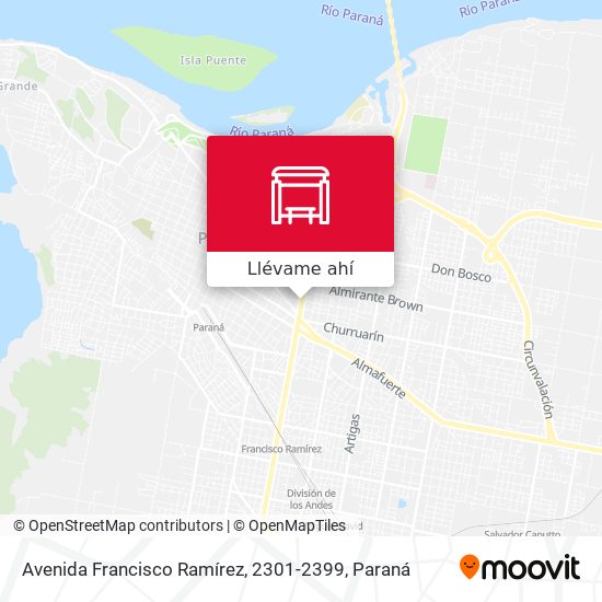 Mapa de Avenida Francisco Ramírez, 2301-2399