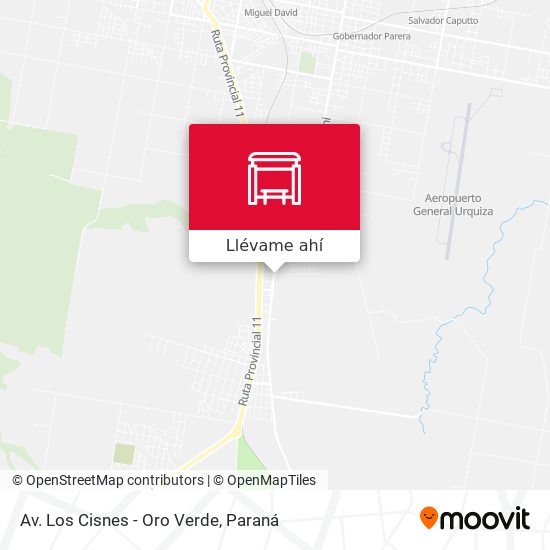 Mapa de Av. Los Cisnes - Oro Verde