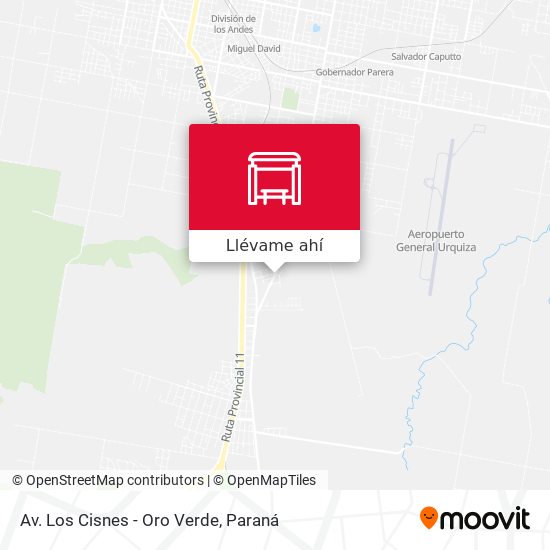 Mapa de Av. Los Cisnes - Oro Verde