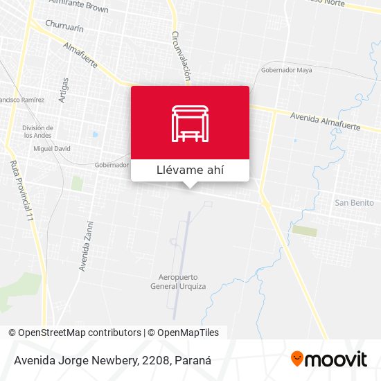 Mapa de Avenida Jorge Newbery, 2208