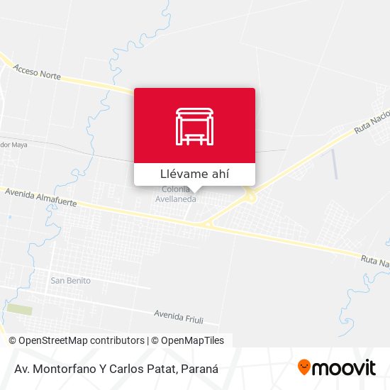 Mapa de Av. Montorfano Y Carlos Patat