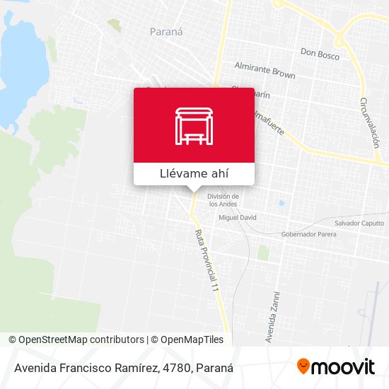 Mapa de Avenida Francisco Ramírez, 4780