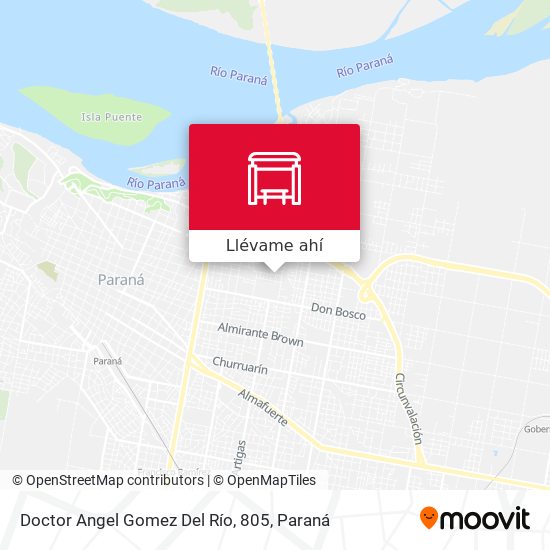 Mapa de Doctor Angel Gomez Del Río, 805