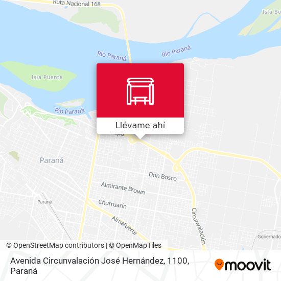Mapa de Avenida Circunvalación José Hernández, 1100