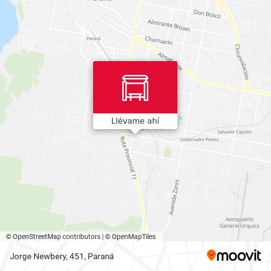 Mapa de Jorge Newbery, 451