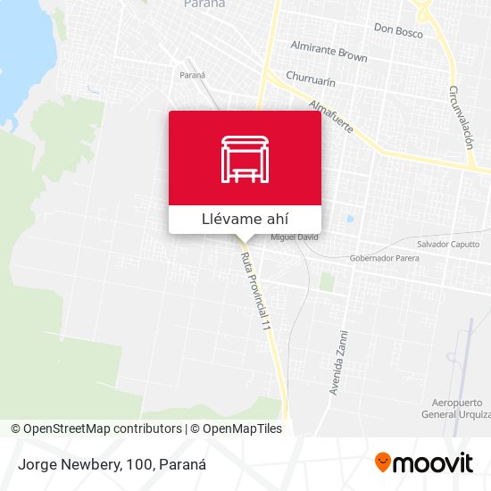 Mapa de Jorge Newbery, 100