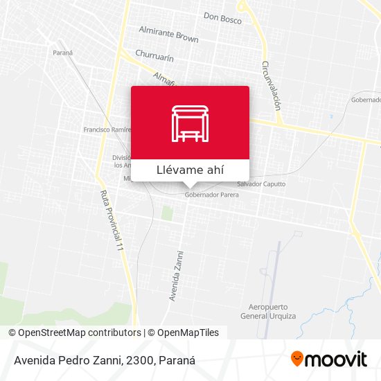 Mapa de Avenida Pedro Zanni, 2300