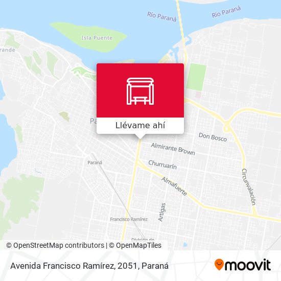 Mapa de Avenida Francisco Ramírez, 2051