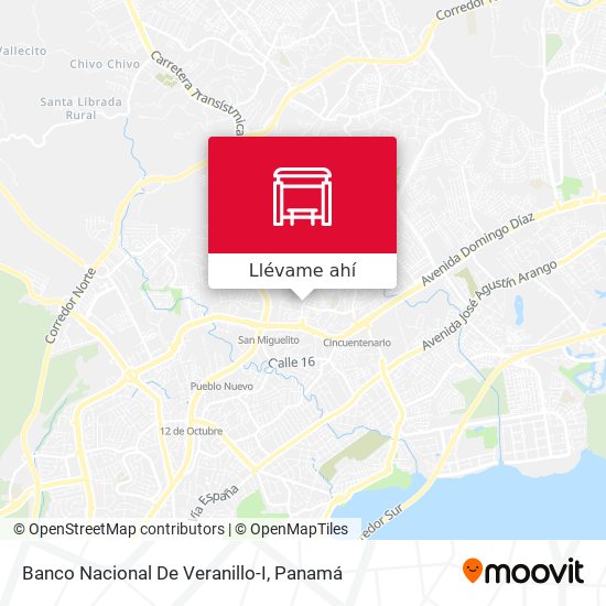 Mapa de Banco Nacional De Veranillo-I