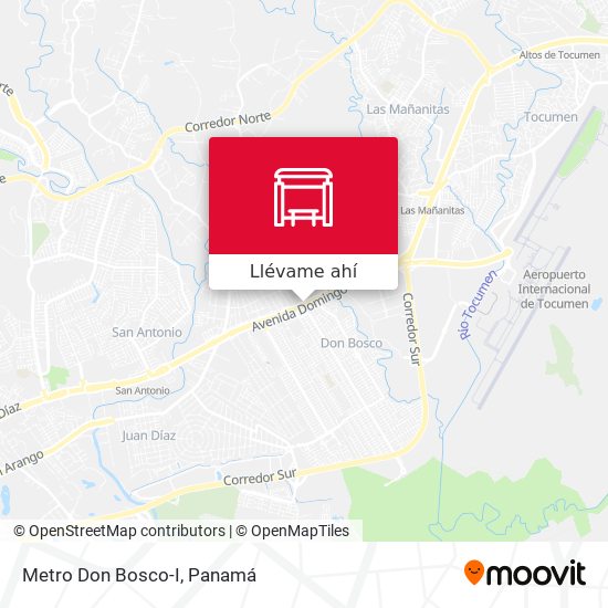 Mapa de Metro Don Bosco-I