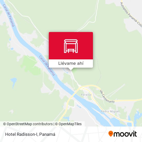 Mapa de Hotel Radisson-I