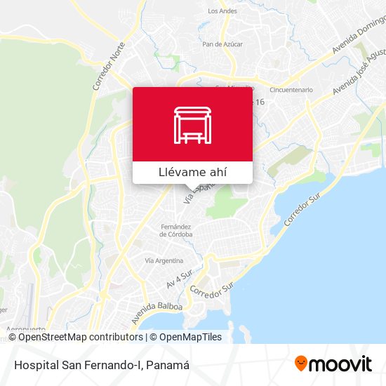 Mapa de Hospital San Fernando-I