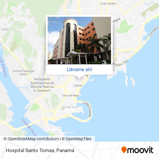 Mapa de Hospital Santo Tomas