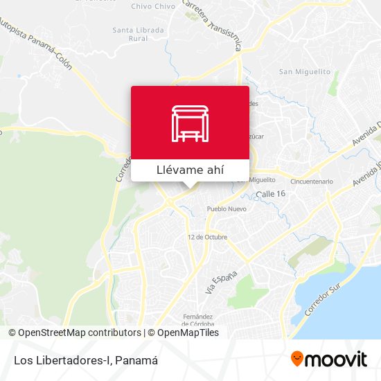 Mapa de Los Libertadores-I