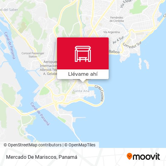 Mapa de Mercado De Mariscos