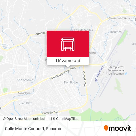 Mapa de Calle Monte Carlos-R