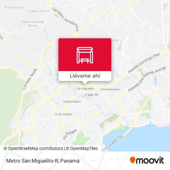 Mapa de Metro San Miguelito-R