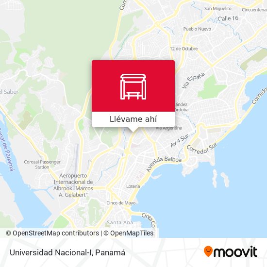 Mapa de Universidad Nacional-I