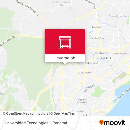 Mapa de Universidad Tecnológica-I