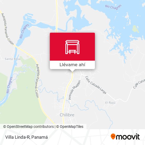Mapa de Villa Linda-R