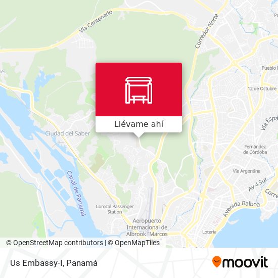 Mapa de Us Embassy-I