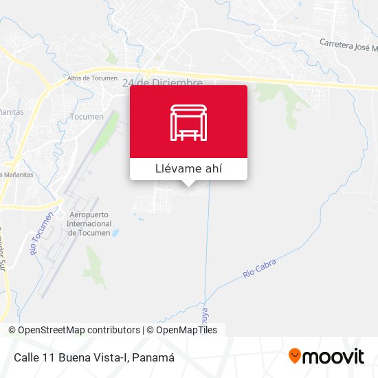 Mapa de Calle 11 Buena Vista-I