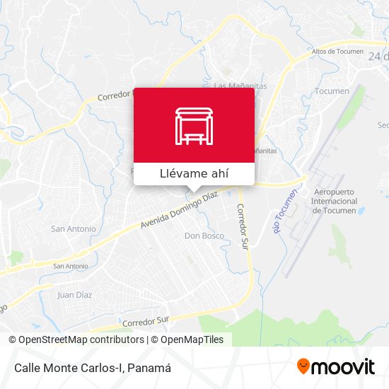 Mapa de Calle Monte Carlos-I