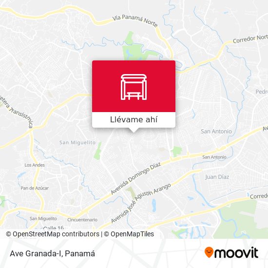 Mapa de Ave Granada-I