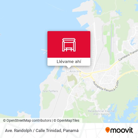 Mapa de Ave. Randolph / Calle Trinidad