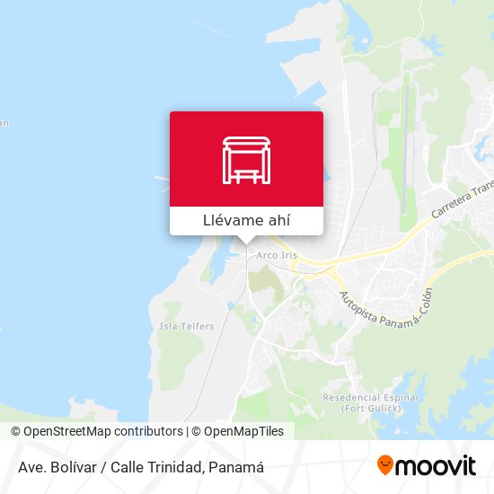 Mapa de Ave. Bolívar / Calle Trinidad