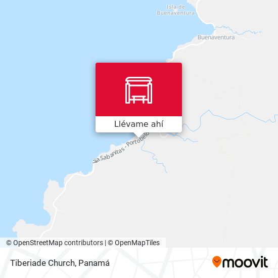 Mapa de Tiberiade Church