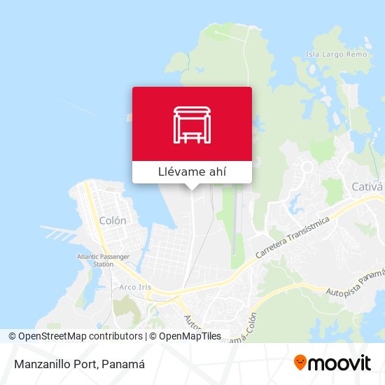 Mapa de Manzanillo Port