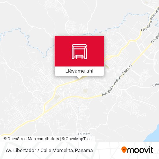 Mapa de Av. Libertador / Calle Marcelita