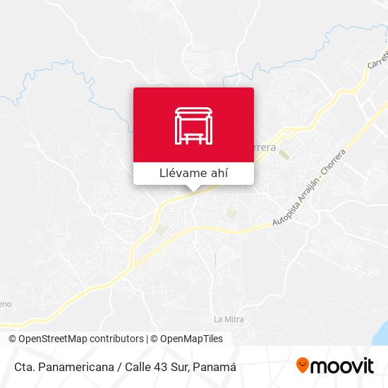 Mapa de Cta. Panamericana / Calle 43 Sur