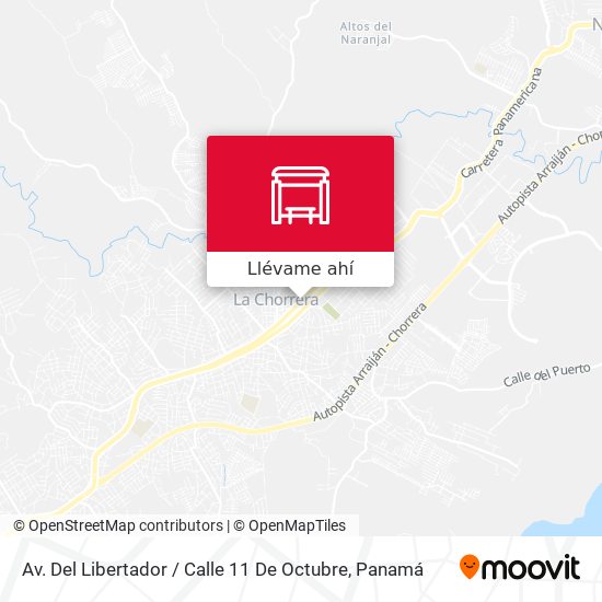 Mapa de Av. Del Libertador / Calle 11 De Octubre