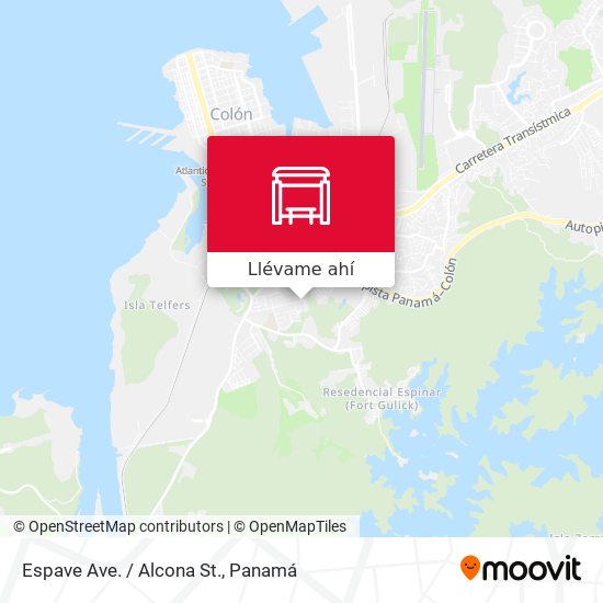 Mapa de Espave Ave. / Alcona St.