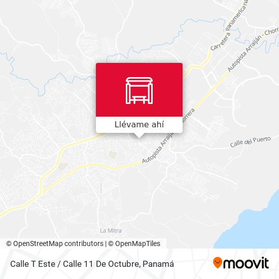 Mapa de Calle T Este / Calle 11 De Octubre