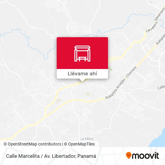 Mapa de Calle Marcelita / Av. Libertador