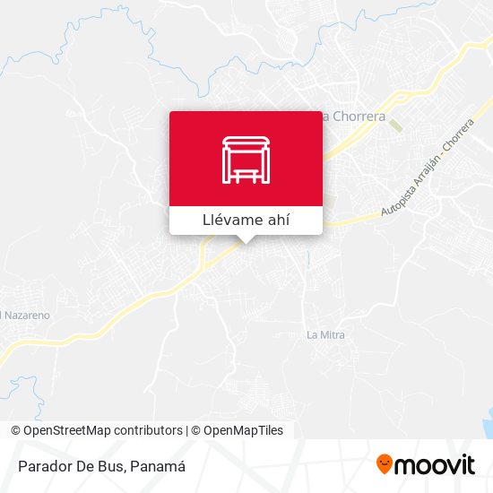 Mapa de Parador De Bus