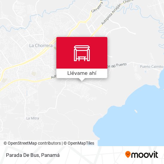 Mapa de Parada De Bus