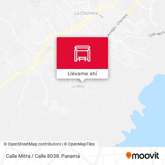 Mapa de Calle Mitra / Calle 8038
