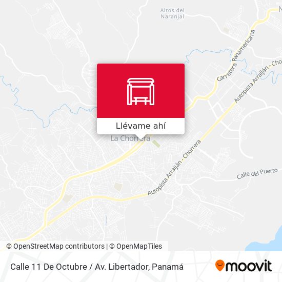 Mapa de Calle 11 De Octubre / Av. Libertador