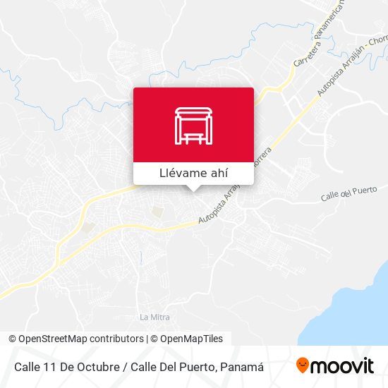 Mapa de Calle 11 De Octubre / Calle Del Puerto