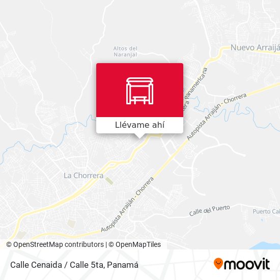 Mapa de Calle Cenaida / Calle 5ta