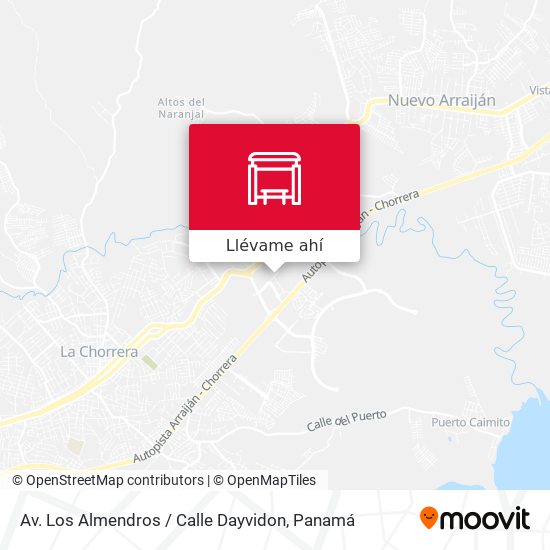 Mapa de Av. Los Almendros / Calle Dayvidon
