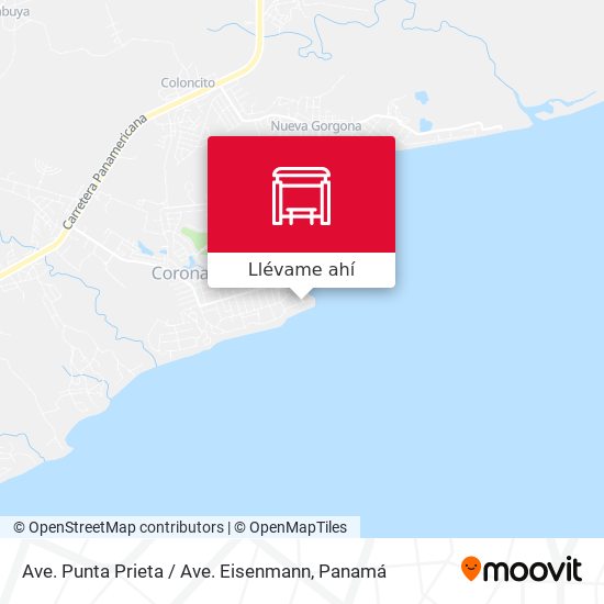 Mapa de Ave. Punta Prieta / Ave. Eisenmann